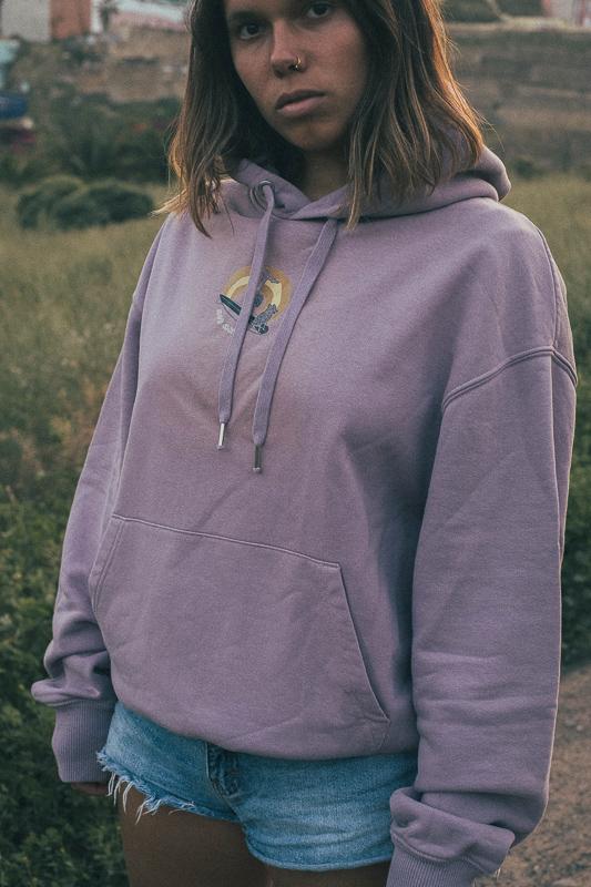 Dog Days Hoodie Lilac 2 Eco Friendly Products