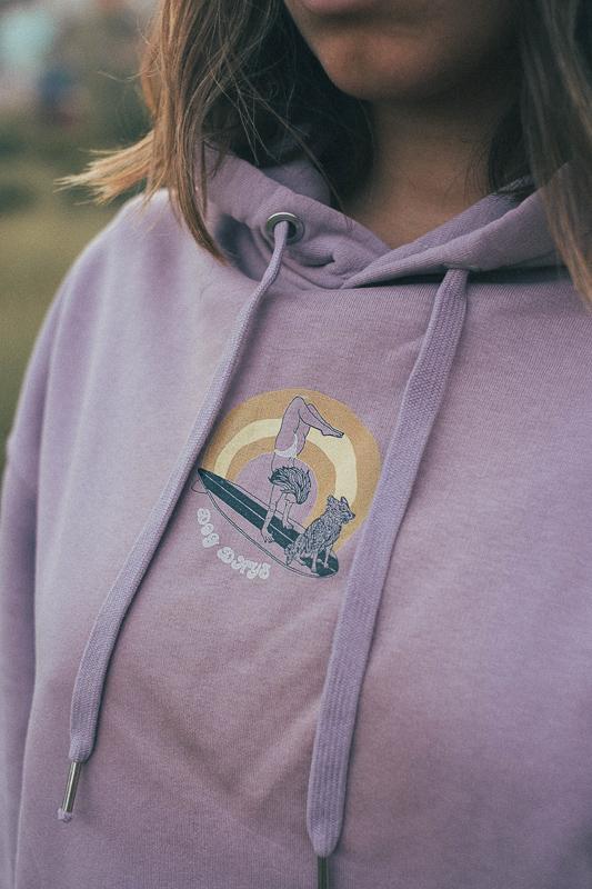 Dog Days Hoodie Lilac 4 Eco Friendly Products