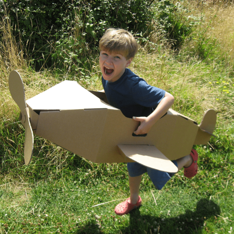 Brown Toy Aeroplane Eco Friendly Products
