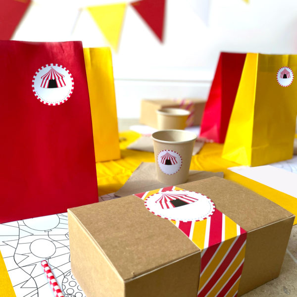 The Conscious Party Box: Circus Party Box - Food Boxes