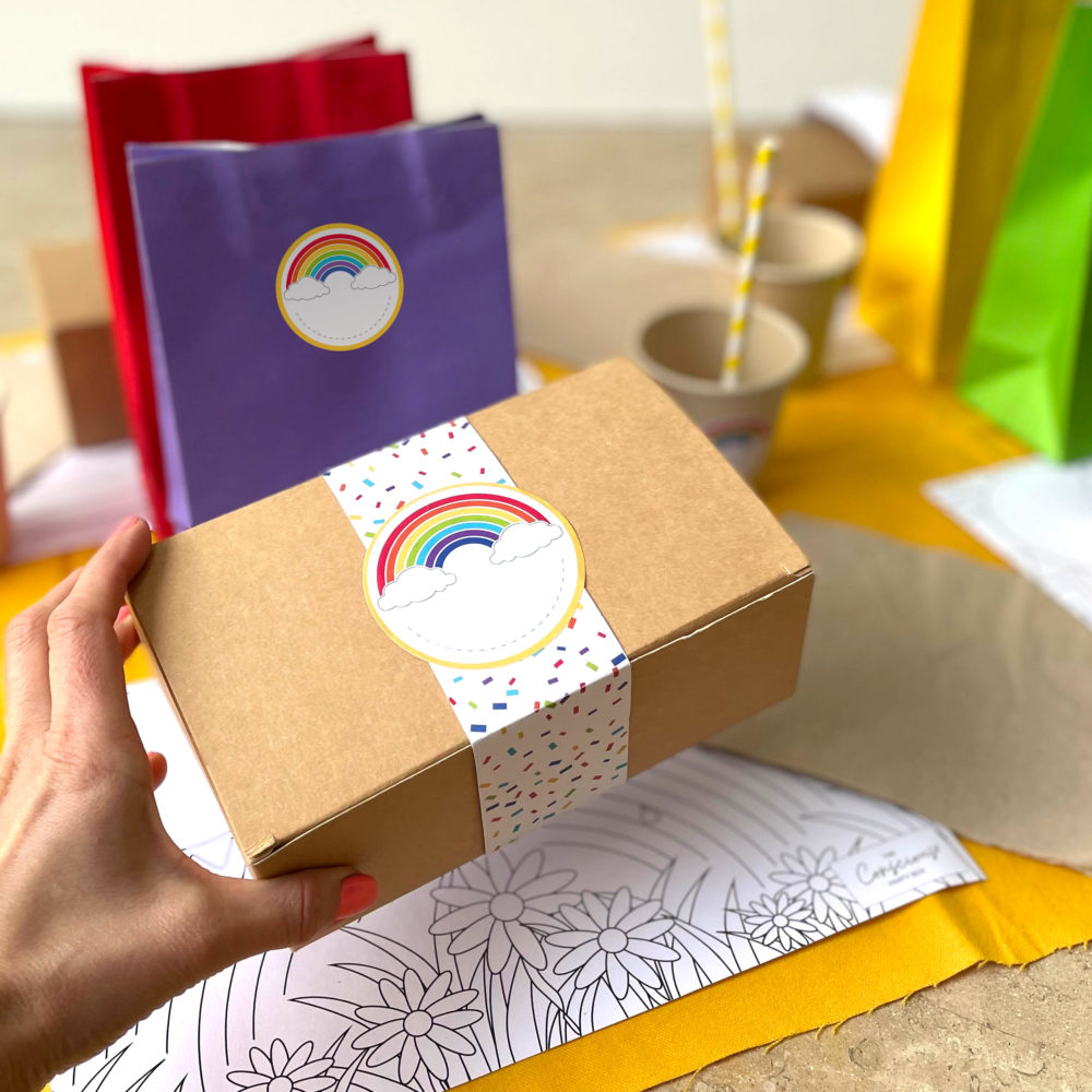 The Conscious Party Box: Rainbow Party Box Food Boxes