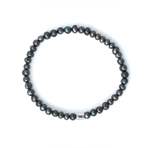 IOYOI Women Designer Black Pearl Bead Bracelet