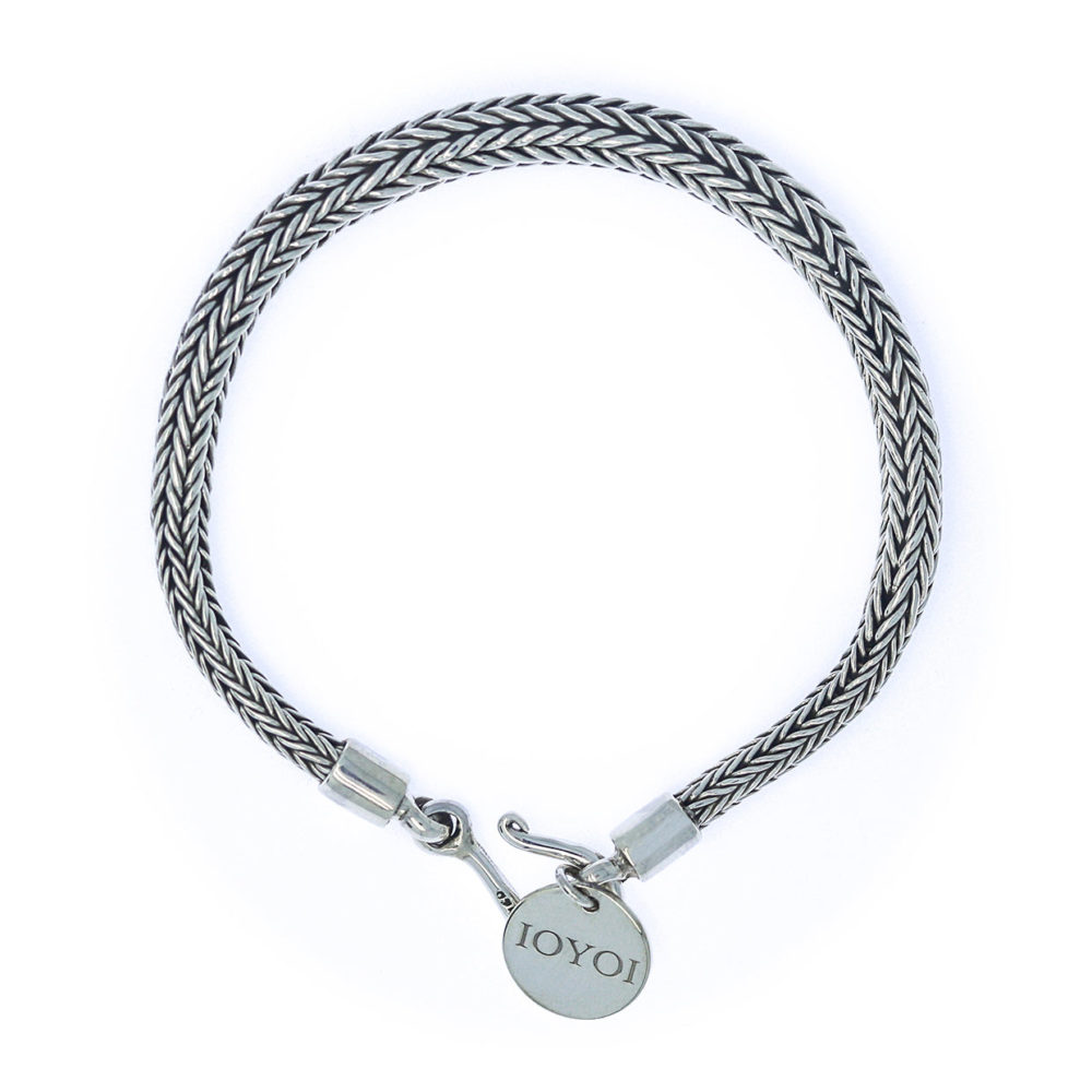 Ioyoi Womens Artisan Tapered Chain Bracelet